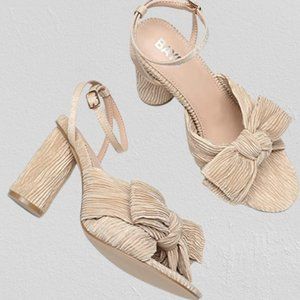 Women Bownot stap shoes Open Toe